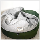 Serenity Mood, il lusso di un letto con piumone, il comfort di una cuccia rotonda 4 stagioni. Accessori Design per cani di piccola taglia